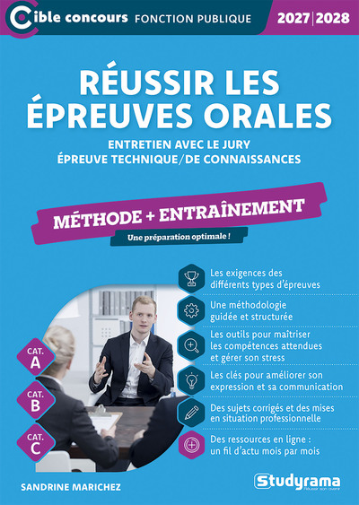 Picture of Réussir les épreuves orales – Méthode (Catégories A, B et C –?Édition 2027-2028)