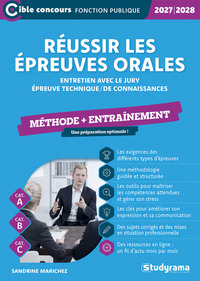 Picture of Réussir les épreuves orales – Méthode (Catégories A, B et C –?Édition 2027-2028)