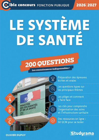 Picture of Le système de santé – 200 questions (Catégories A, B et C –?Édition 2026-2027)