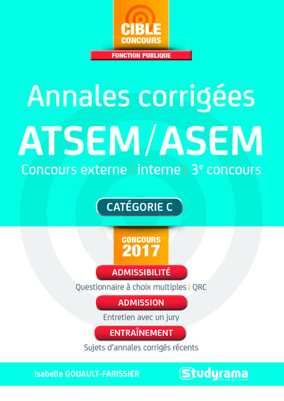 Picture of Annales corrigées atsem / asem