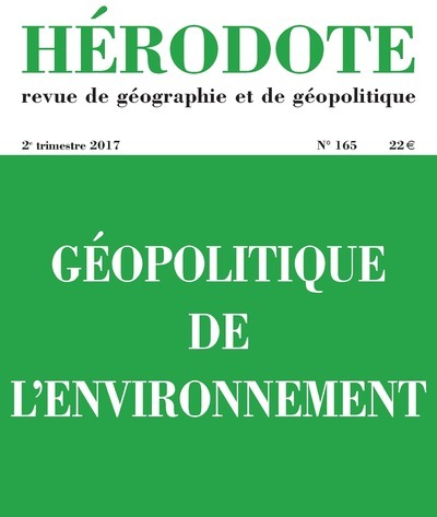 Image de Hérodote numéro 165 - Géopolitique de l'environnement