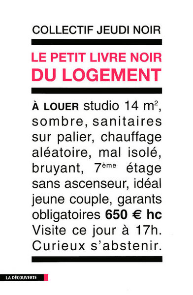 Image de Le petit livre noir du logement