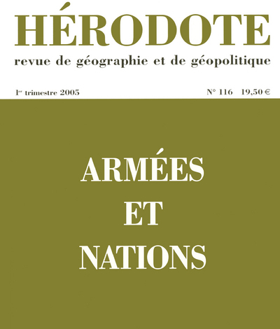 Picture of Hérodote numéro 116 - Armées et nations