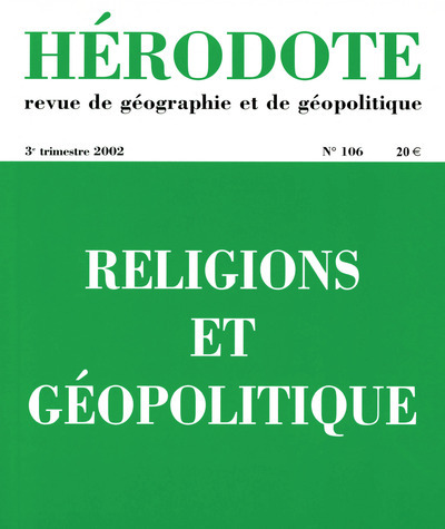 Picture of Hérodote numéro 106 - Religions et géopolitique