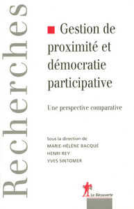 Picture of Gestion de proximité et démocratie participative une perspective comparative