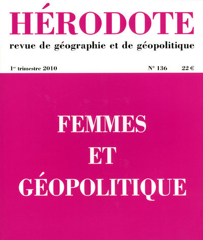 Picture of Hérodote N136 Femmes et Géopolitique