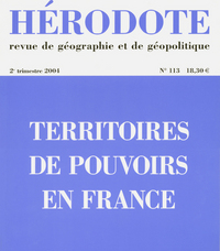 Picture of Hérodote numéro 113 - Territoires de pouvoirs en France