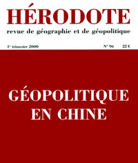 Picture of Hérodote numéro 96 - Géopolitiques en Chine