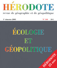 Image de Hérodote numéro 100 - Écologie et géopolitique