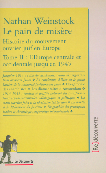 Image de Le pain de misère - tome 2 Histoire du mouvement ouvrier juif en Europe