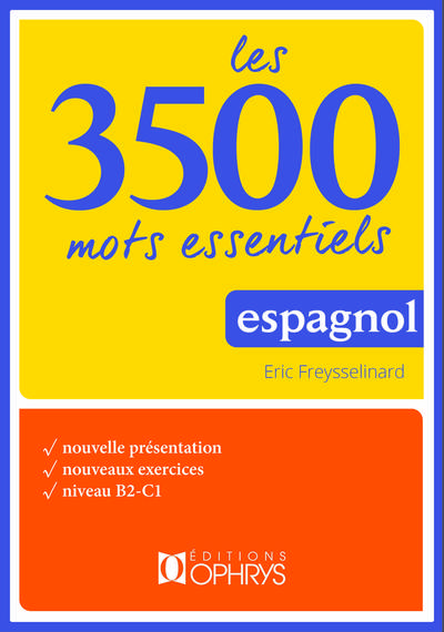 Image de Les 3500 mots essentiels Espagnol
