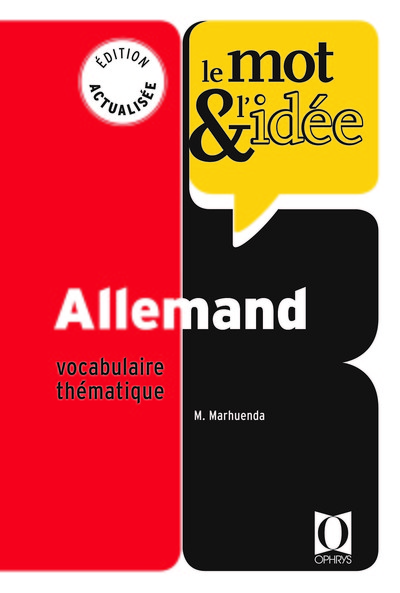 Picture of Allemand Le mot et l'idée