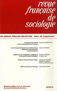Picture of 08 RFS 2007 VOL 48 SUPPL ANGLAIS