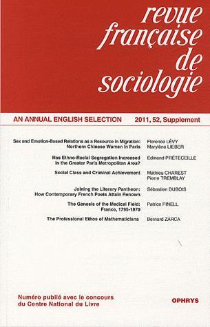 Picture of 08 RFS 2011 VOL 52 SUPPL'ANGLAIS