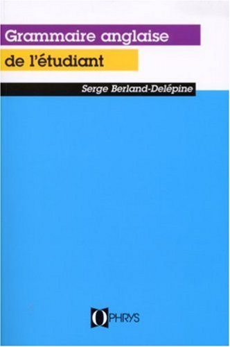 Picture of La grammaire anglaise de l'étudiant
