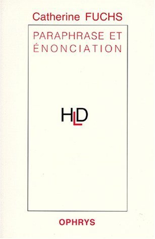 Picture of Paraphrase et énonciation