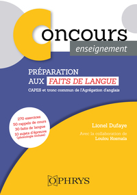 Image de Préparation aux faits de langue : CAPES et tronc commun de l’Agrégation d’anglais