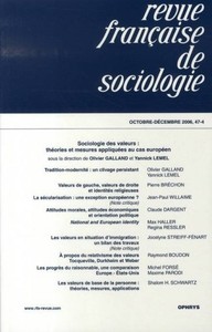 Picture of REVUE FRANCAISE DE SOCIOLOGIE