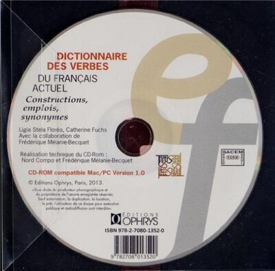 Picture of CD-ROM DICTIONNAIRE DES VERBES DU FRANCA