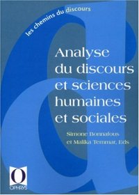 Picture of Analyse du discours et sciences humaines et sociales