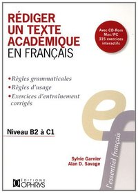 Picture of REDIGER UN TEXTE ACADEMIQUE EN FRANCAIS