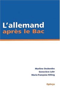 Picture of L'allemand après le bac - BTS, IUT, classes préparatoires