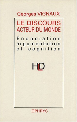 Picture of Le discours acteur du monde