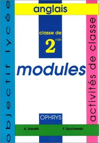 Picture of Modules d'anglais - activités de classe