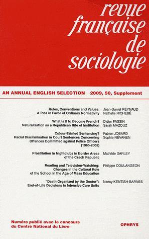 Picture of 08 RFS 2009 VOL 50 SUPPL'ANGLAIS