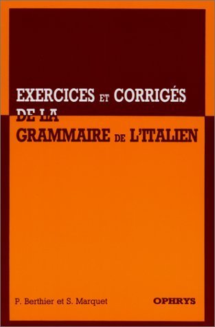 Picture of Exercices et corrigés de la Grammaire de l'italien