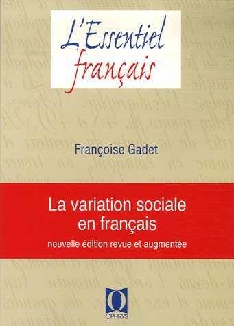 Picture of La variation sociale en français