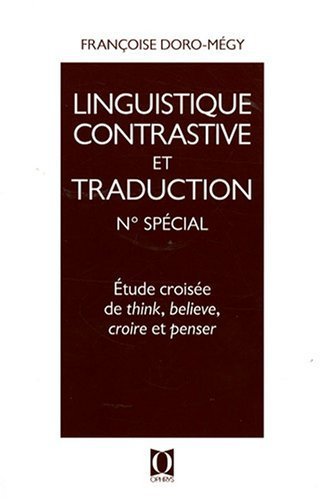 Picture of Étude croisée de "think", "believe", "croire" et "penser"