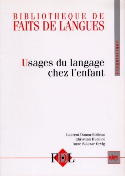 Picture of Usages du langage chez l'enfant