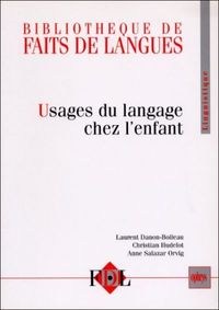 Picture of Usages du langage chez l'enfant