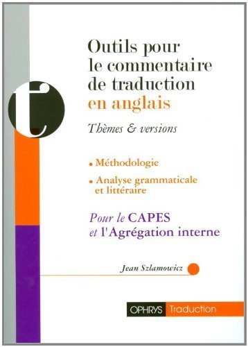 Picture of Outils pour le commentaire de traduction en anglais - thèmes & versions