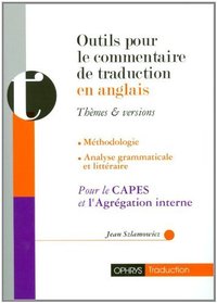Picture of Outils pour le commentaire de traduction en anglais - thèmes & versions