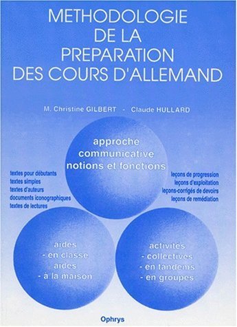 Picture of Méthodologie de la préparation des cours d'allemand - premier et second cycles