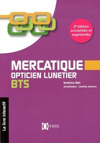 Picture of MERCATIQUE OPTICIEN LUNETIER BTS - LIVRE