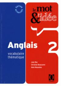 Picture of Anglais - vocabulaire thématique