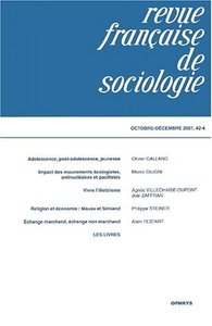 Picture of R F S 4EME TRIMESTRE 2001  VOL
