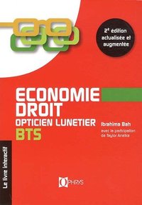 Image de ECONOMIE DROIT OPTICIEN LUNETIER BTS - 2
