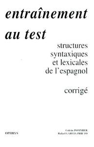 Picture of Entraînement au test - structures syntaxiques de l'espagnol