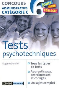 Picture of Tests psychotechniques