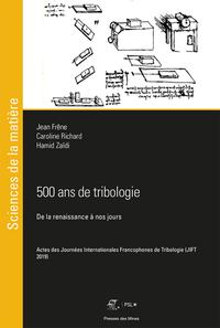 Image de 500 ans de tribologie