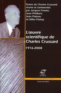Picture of L'oeuvre scientifique de Charles Crussard 1916-2008