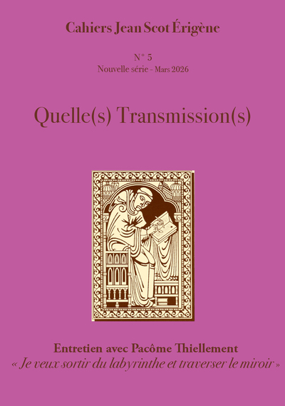 Image de Cahiers Jean Scot Erigène numéro 5