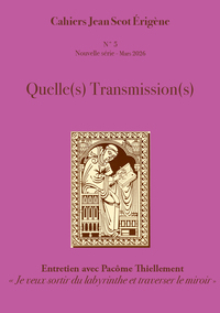 Image de Cahiers Jean Scot Erigène numéro 5