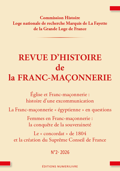 Image de REVUE D'HISTOIRE DE LA FRANC-MAÇONNERIE - N°2