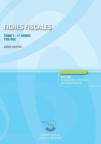 Picture of Fiches fiscales - Tome 1