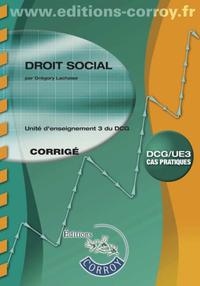 Picture of DROIT SOCIAL CORRIGE